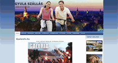 Desktop Screenshot of gyulainfo.hu