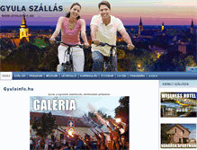 Tablet Screenshot of gyulainfo.hu